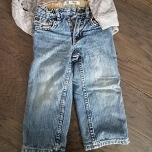 Boys flannel lined jeans